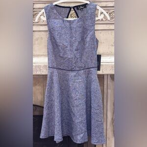 NWT Lulus Navy Backless A-Line Dress Size Medium